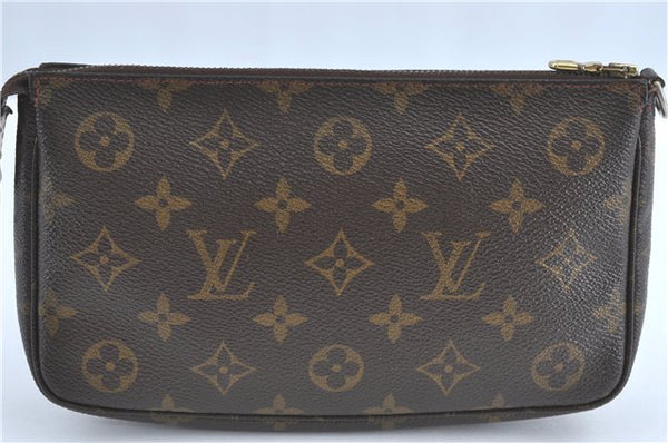 Authentic Louis Vuitton Monogram Cherry Pochette Accessoires Shoulder Bag J2145