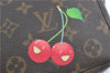 Authentic Louis Vuitton Monogram Cherry Pochette Accessoires Shoulder Bag J2145