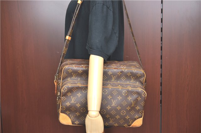 Authentic Louis Vuitton Monogram Nile 34 Shoulder Cross Body Bag M45242 LV J2170