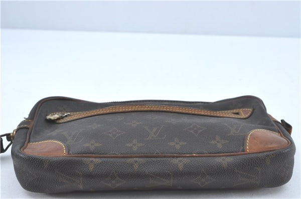 Auth Louis Vuitton Monogram Marly Dragonne GM Clutch Hand Bag M51825 Junk J2175