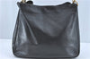 Authentic GUCCI Bamboo 2Way Shoulder Hand Bag Leather Black Junk J2177