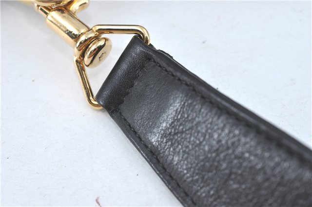 Authentic GUCCI Bamboo 2Way Shoulder Hand Bag Leather Black Junk J2177