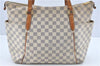 Authentic Louis Vuitton Damier Azur Totally MM Tote Bag N51262 LV J2182