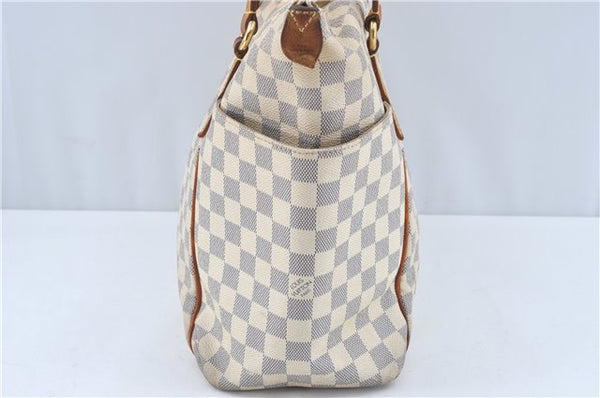 Authentic Louis Vuitton Damier Azur Totally MM Tote Bag N51262 LV J2182