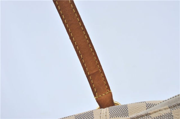 Authentic Louis Vuitton Damier Azur Totally MM Tote Bag N51262 LV J2182