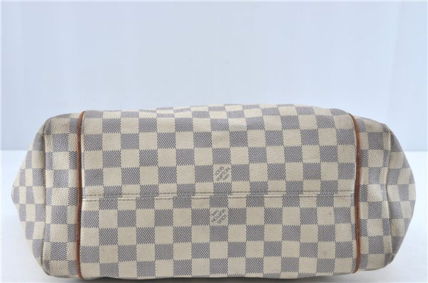 Authentic Louis Vuitton Damier Azur Totally MM Tote Bag N51262 LV J2182