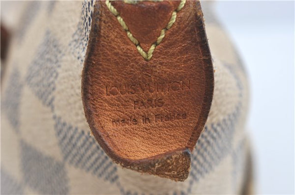 Authentic Louis Vuitton Damier Azur Totally MM Tote Bag N51262 LV J2182