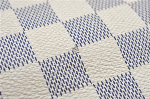 Authentic Louis Vuitton Damier Azur Totally MM Tote Bag N51262 LV J2182