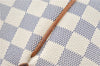 Authentic Louis Vuitton Damier Azur Totally MM Tote Bag N51262 LV J2182