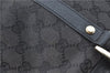 Auth GUCCI Abbey Shoulder Tote Bag Purse GG Canvas Leather 141470 Black J2185