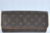 Authentic Louis Vuitton Monogram Pochette Twin GM Shoulder Bag M51852 LV J2191