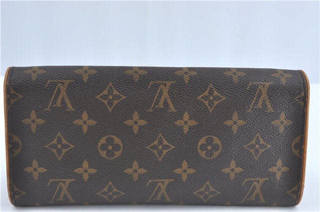 Authentic Louis Vuitton Monogram Pochette Twin GM Shoulder Bag M51852 LV J2191