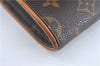 Authentic Louis Vuitton Monogram Pochette Twin GM Shoulder Bag M51852 LV J2191
