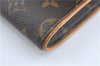 Authentic Louis Vuitton Monogram Pochette Twin GM Shoulder Bag M51852 LV J2191