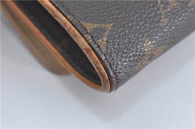 Authentic Louis Vuitton Monogram Pochette Twin GM Shoulder Bag M51852 LV J2191