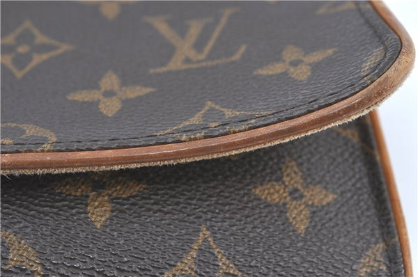 Authentic Louis Vuitton Monogram Pochette Twin GM Shoulder Bag M51852 LV J2191