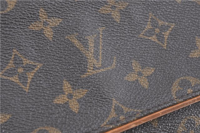 Authentic Louis Vuitton Monogram Pochette Twin GM Shoulder Bag M51852 LV J2191