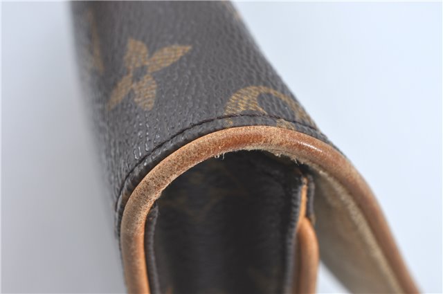 Authentic Louis Vuitton Monogram Pochette Twin GM Shoulder Bag M51852 LV J2191