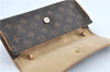 Authentic Louis Vuitton Monogram Pochette Twin GM Shoulder Bag M51852 LV J2191