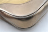 Auth GUCCI Sherry Line Jackie Shoulder Bag Canvas Leather 00013306 Gold J2200