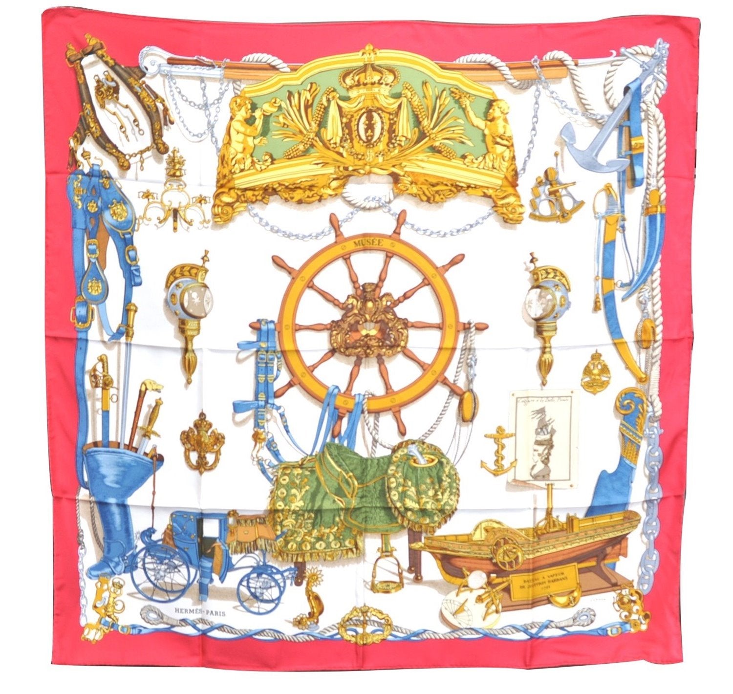 Authentic HERMES Carre 90 Scarf 