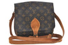 Auth Louis Vuitton Monogram Cartouchiere MM Shoulder Cross Bag M51253 LV J2202