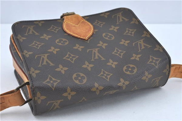 Auth Louis Vuitton Monogram Cartouchiere MM Shoulder Cross Bag M51253 LV J2202