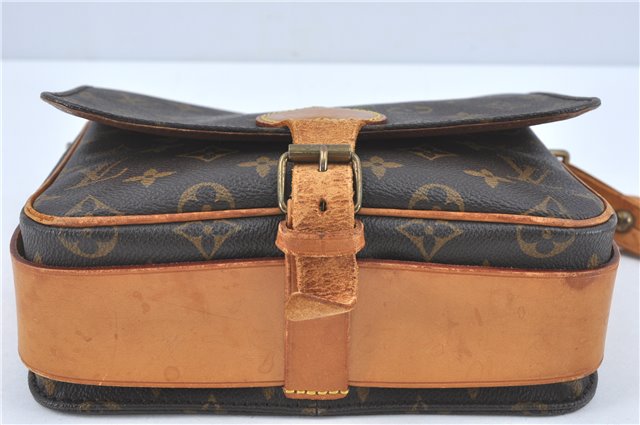 Auth Louis Vuitton Monogram Cartouchiere MM Shoulder Cross Bag M51253 LV J2202