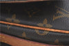 Auth Louis Vuitton Monogram Cartouchiere MM Shoulder Cross Bag M51253 LV J2202