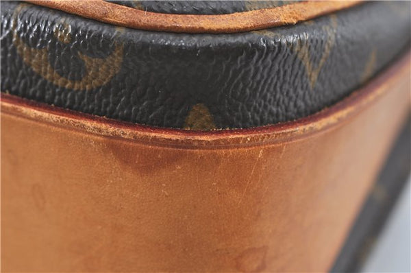 Auth Louis Vuitton Monogram Cartouchiere MM Shoulder Cross Bag M51253 LV J2202