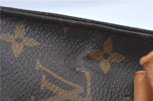 Auth Louis Vuitton Monogram Cartouchiere MM Shoulder Cross Bag M51253 LV J2202