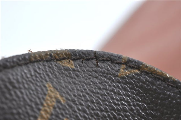 Auth Louis Vuitton Monogram Cartouchiere MM Shoulder Cross Bag M51253 LV J2202