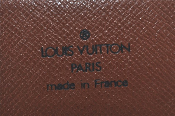 Auth Louis Vuitton Monogram Cartouchiere MM Shoulder Cross Bag M51253 LV J2202