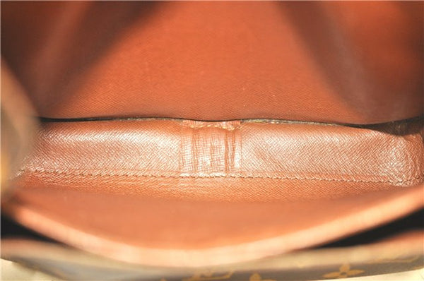 Auth Louis Vuitton Monogram Cartouchiere MM Shoulder Cross Bag M51253 LV J2202