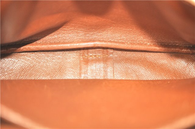 Auth Louis Vuitton Monogram Cartouchiere MM Shoulder Cross Bag M51253 LV J2202