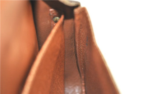 Auth Louis Vuitton Monogram Cartouchiere MM Shoulder Cross Bag M51253 LV J2202