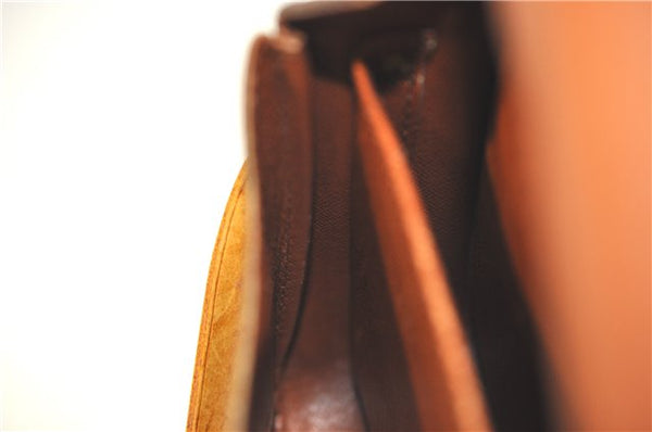 Auth Louis Vuitton Monogram Cartouchiere MM Shoulder Cross Bag M51253 LV J2202