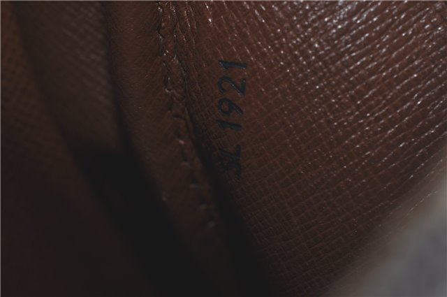 Auth Louis Vuitton Monogram Cartouchiere MM Shoulder Cross Bag M51253 LV J2202