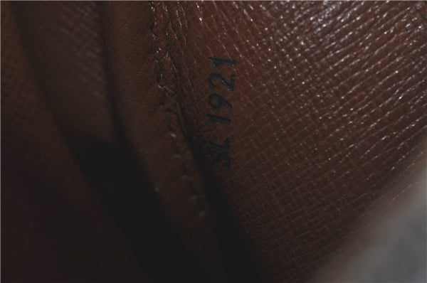 Auth Louis Vuitton Monogram Cartouchiere MM Shoulder Cross Bag M51253 LV J2202