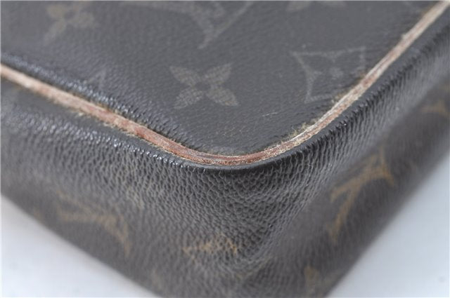 Authentic Louis Vuitton Monogram Compiegne 23 Clutch Hand Bag M51847 Junk J2208