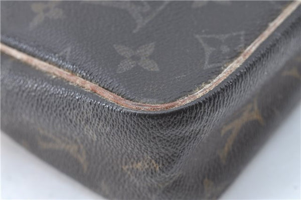 Authentic Louis Vuitton Monogram Compiegne 23 Clutch Hand Bag M51847 Junk J2208