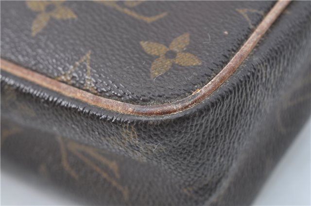 Authentic Louis Vuitton Monogram Compiegne 23 Clutch Hand Bag M51847 Junk J2208
