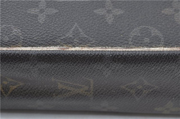 Authentic Louis Vuitton Monogram Compiegne 23 Clutch Hand Bag M51847 Junk J2208