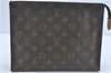 Auth Louis Vuitton Monogram Poche Toilette 26 Cosmetics Pouch M47542 LV J2209