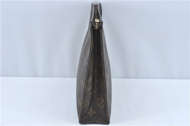 Auth Louis Vuitton Monogram Poche Toilette 26 Cosmetics Pouch M47542 LV J2209
