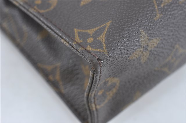 Auth Louis Vuitton Monogram Poche Toilette 26 Cosmetics Pouch M47542 LV J2209