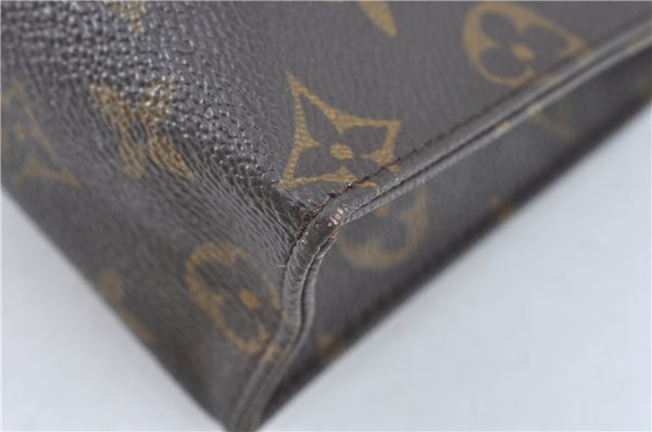 Auth Louis Vuitton Monogram Poche Toilette 26 Cosmetics Pouch M47542 LV J2209