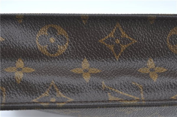 Auth Louis Vuitton Monogram Poche Toilette 26 Cosmetics Pouch M47542 LV J2209