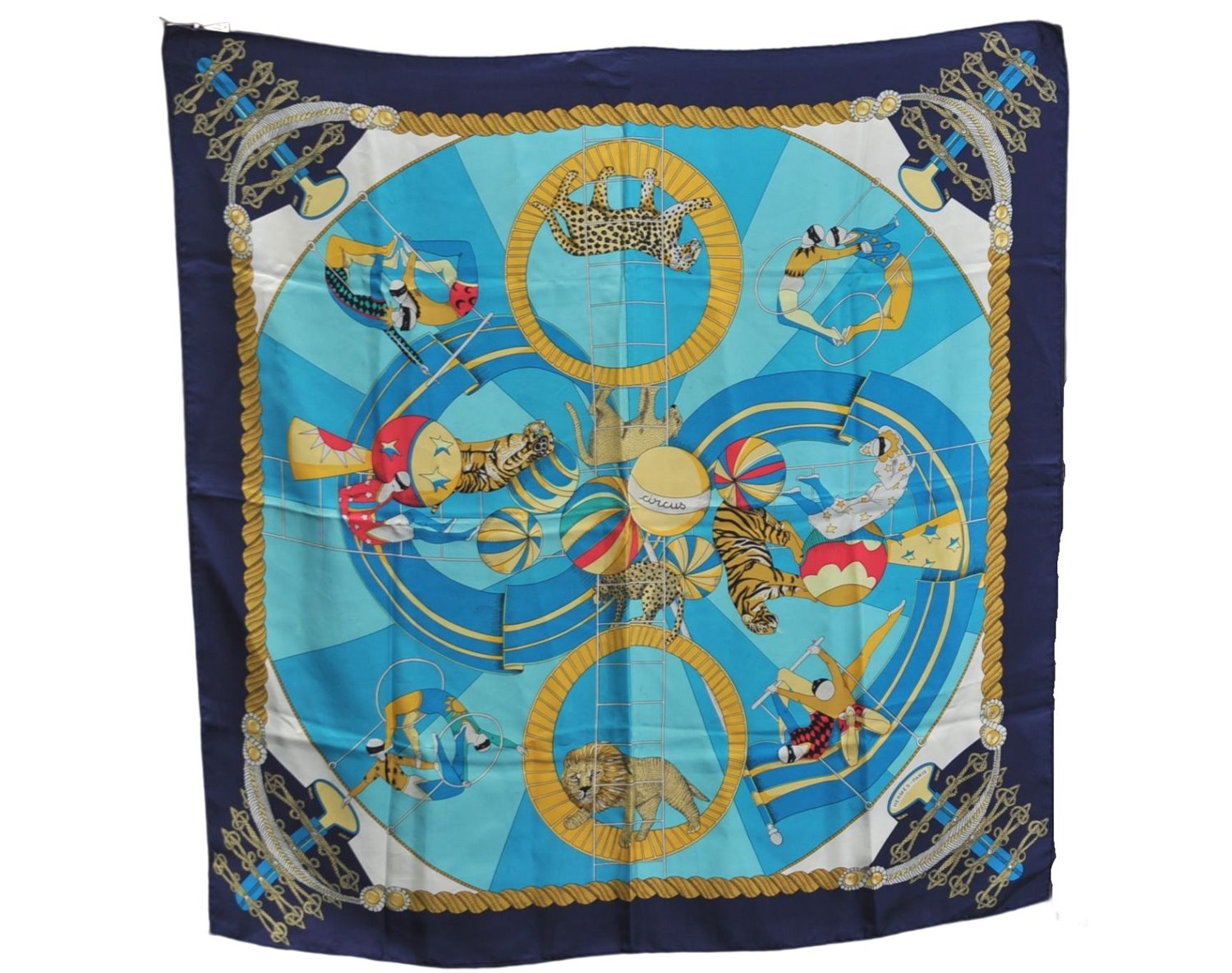 Authentic HERMES Carre 90 Scarf 