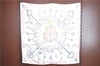 Authentic HERMES Carre 90 Scarf "LES CLES" Silk Pink J2213